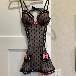 Victoria's Secret French Maid Apron, 34B Bra and panty Small